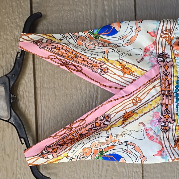 Anthropologie Collette Dinnigan Acionna seahorse print silk dress 8 - Picture 10 of 13